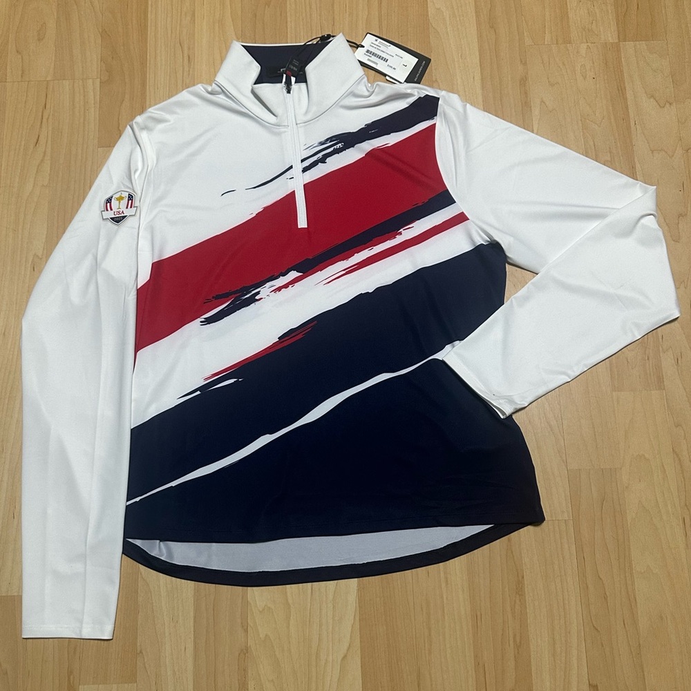 Ryder Cup 2025 RLX Ralph Lauren Team USA Quarter-Zip Pullover